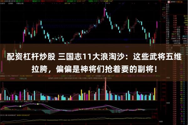 配资杠杆炒股 三国志11大浪淘沙：这些武将五维拉胯，偏偏是神将们抢着要的副将！